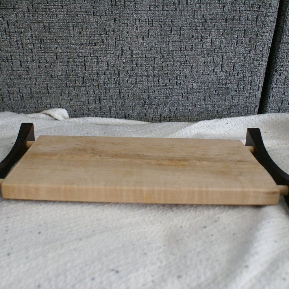Davin and Kesler Cheese Board Serving Tray Birds Eye Maple and Cocobolo Rosewood